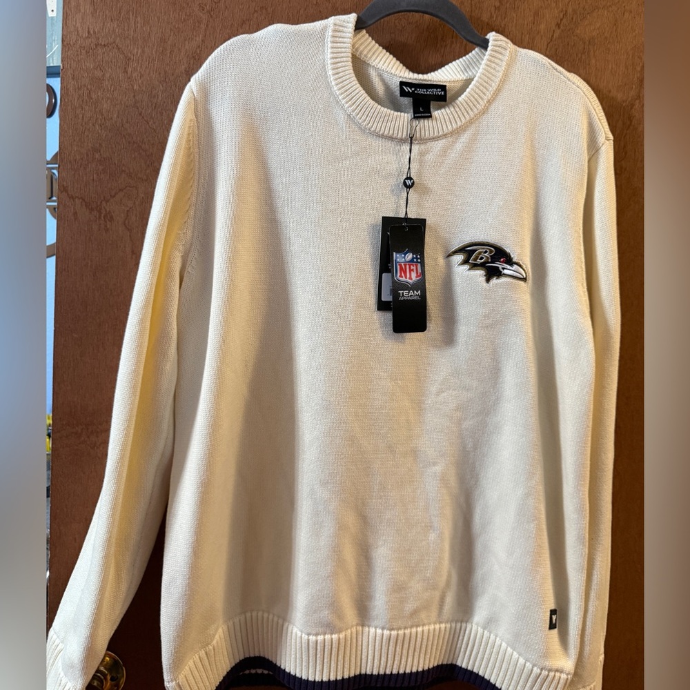 NFL Cream Crewneck Sweater